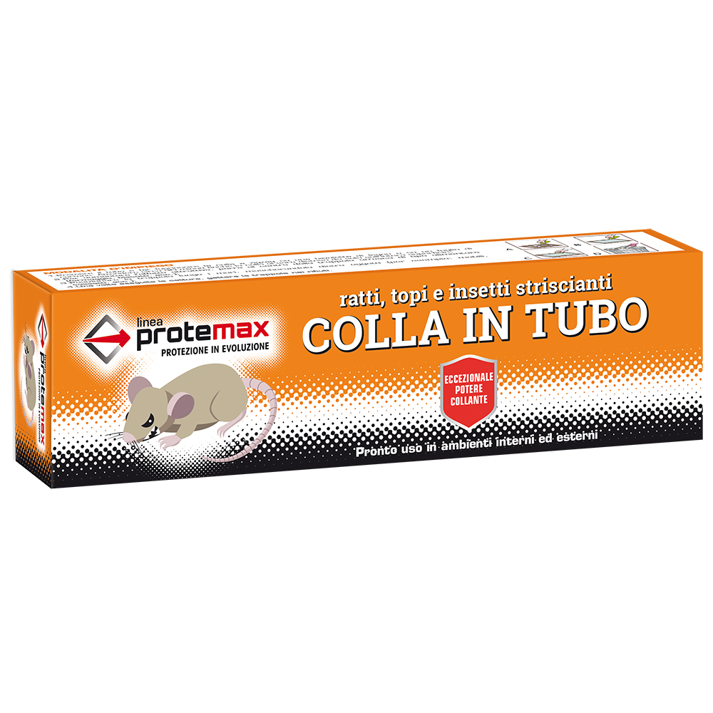 Colla in tubo per topi e ratti Protemax 135g  Pz. 50