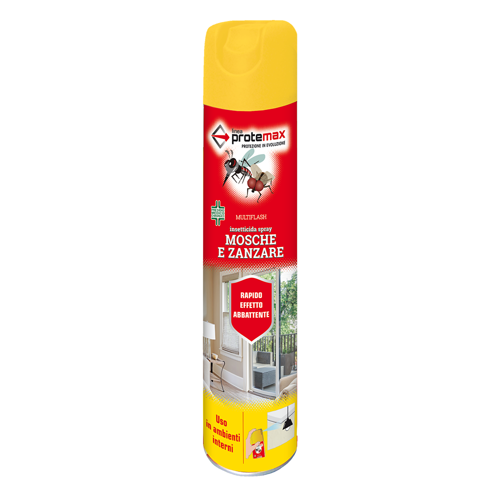 Insetticida mosche e zanzare spray 500ml Protemax  Pz. 24