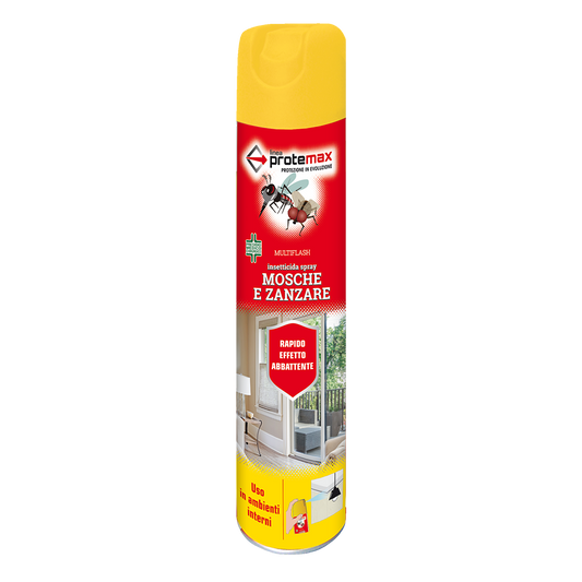 Insetticida mosche e zanzare spray 500ml Protemax  Pz. 24